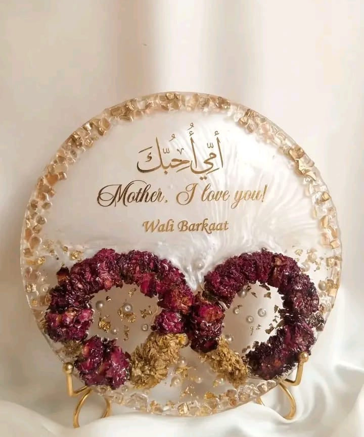 Resin Preserved Gajras/ Flowers ๐น frame