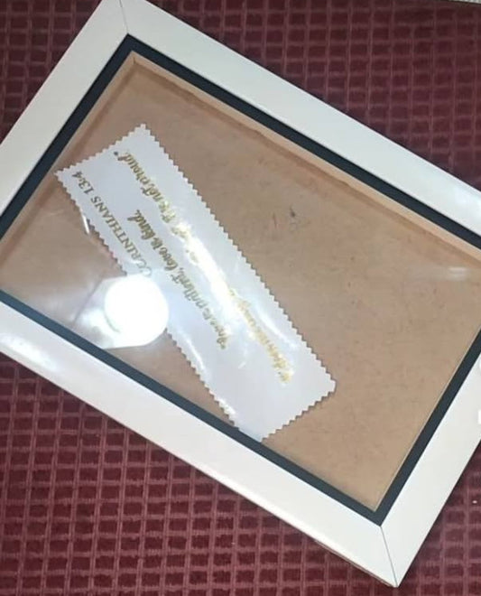 A4 size Preserved flowers frame Enriched with resin
