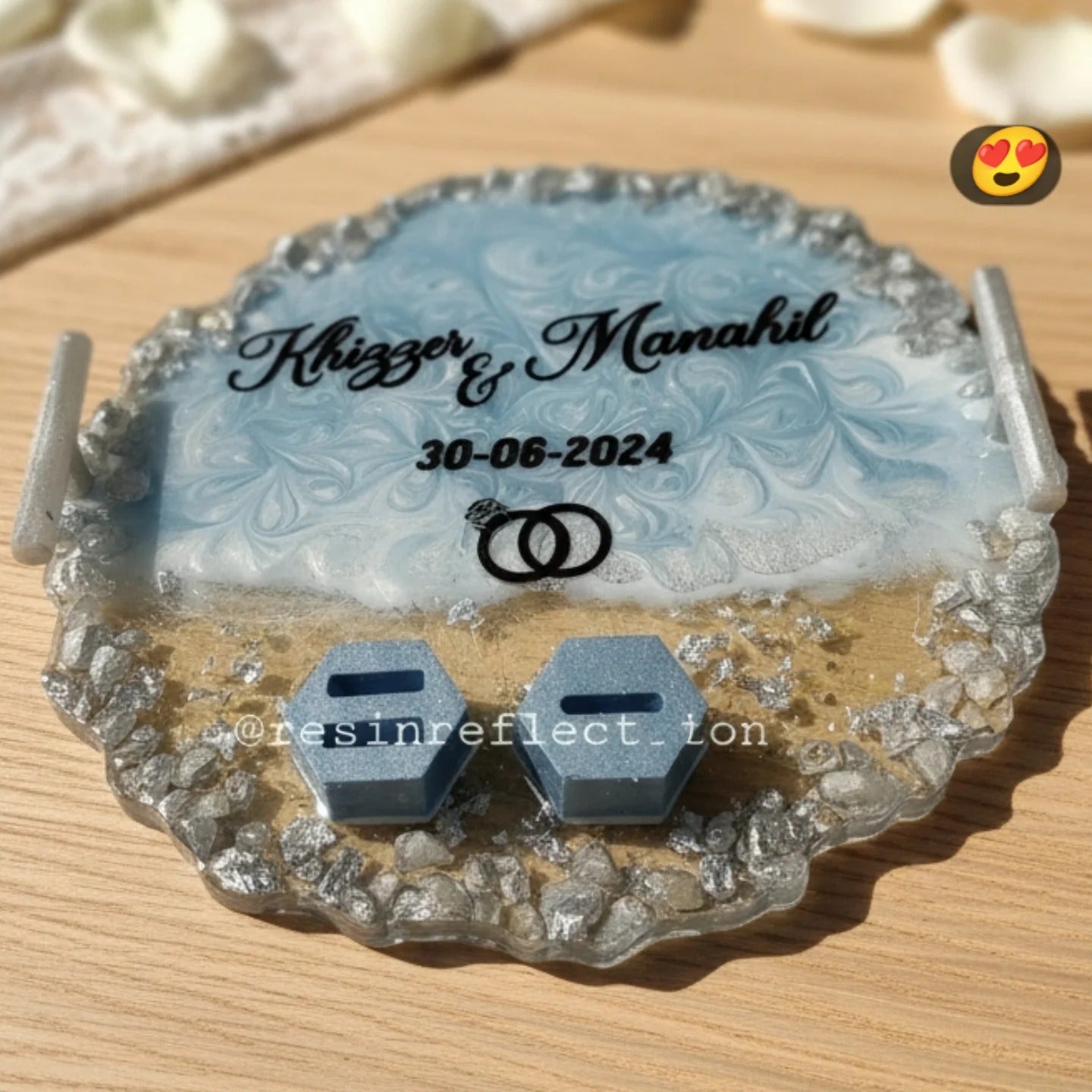 Frozen blue Engagement tray
