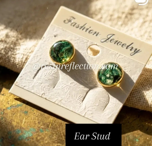 🌹 Real Dried Flowers Preserved jewelry ✨ Ear Studs, Stainless steel