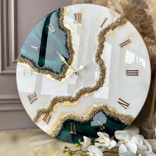 Resin luxury custom wall clock