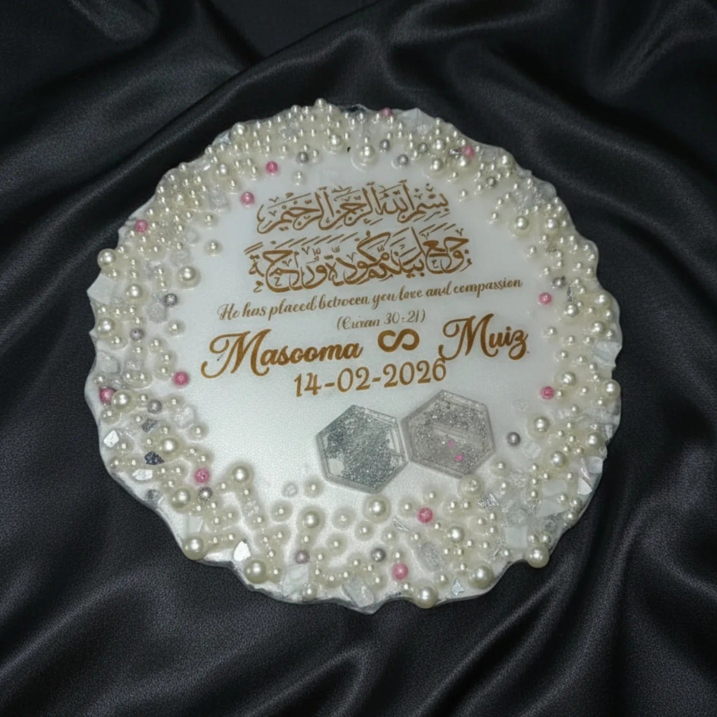 White Pearl enriched theme Engagement tray