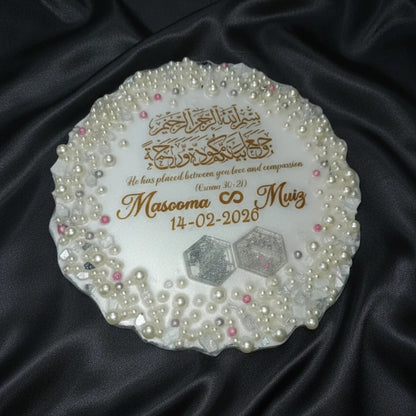 White Pearl enriched theme Engagement tray