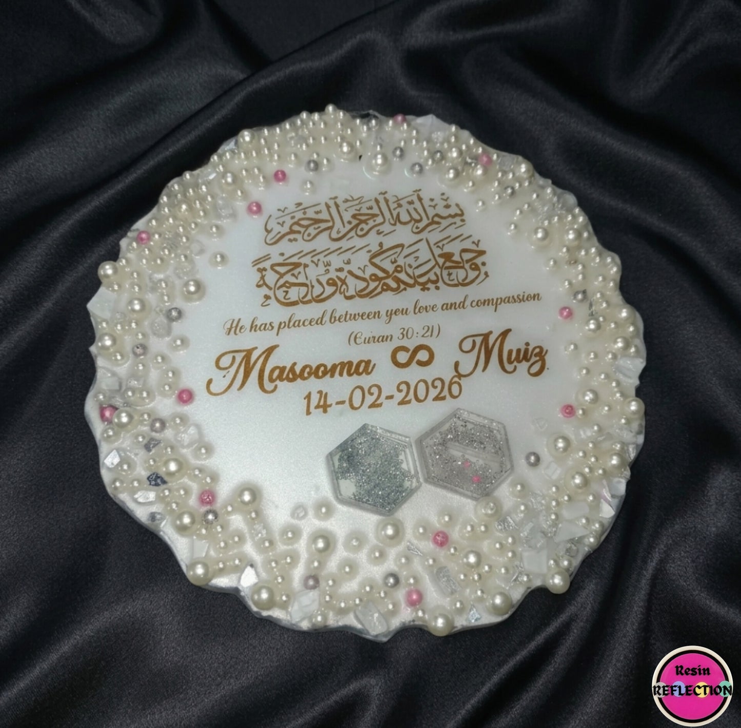 White Pearl enriched theme Engagement tray