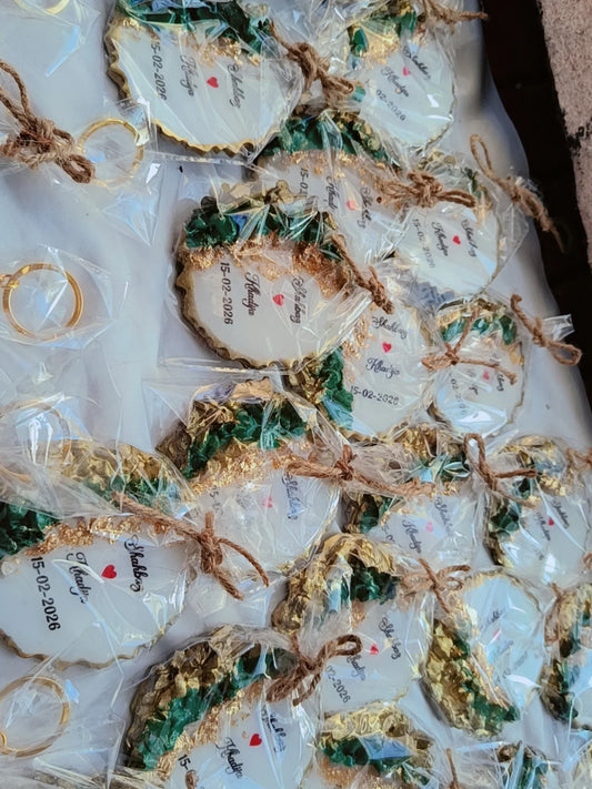 Wedding 💍 Gifts keychains/Coasters, bid keychain, return gifts keychain/Coasters 🎁