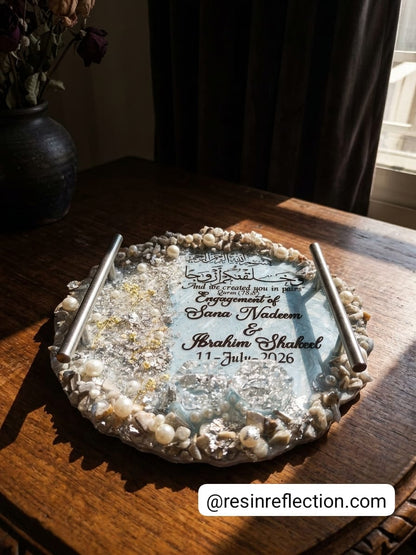 Antique Elegant design Engagement Ring tray 💍