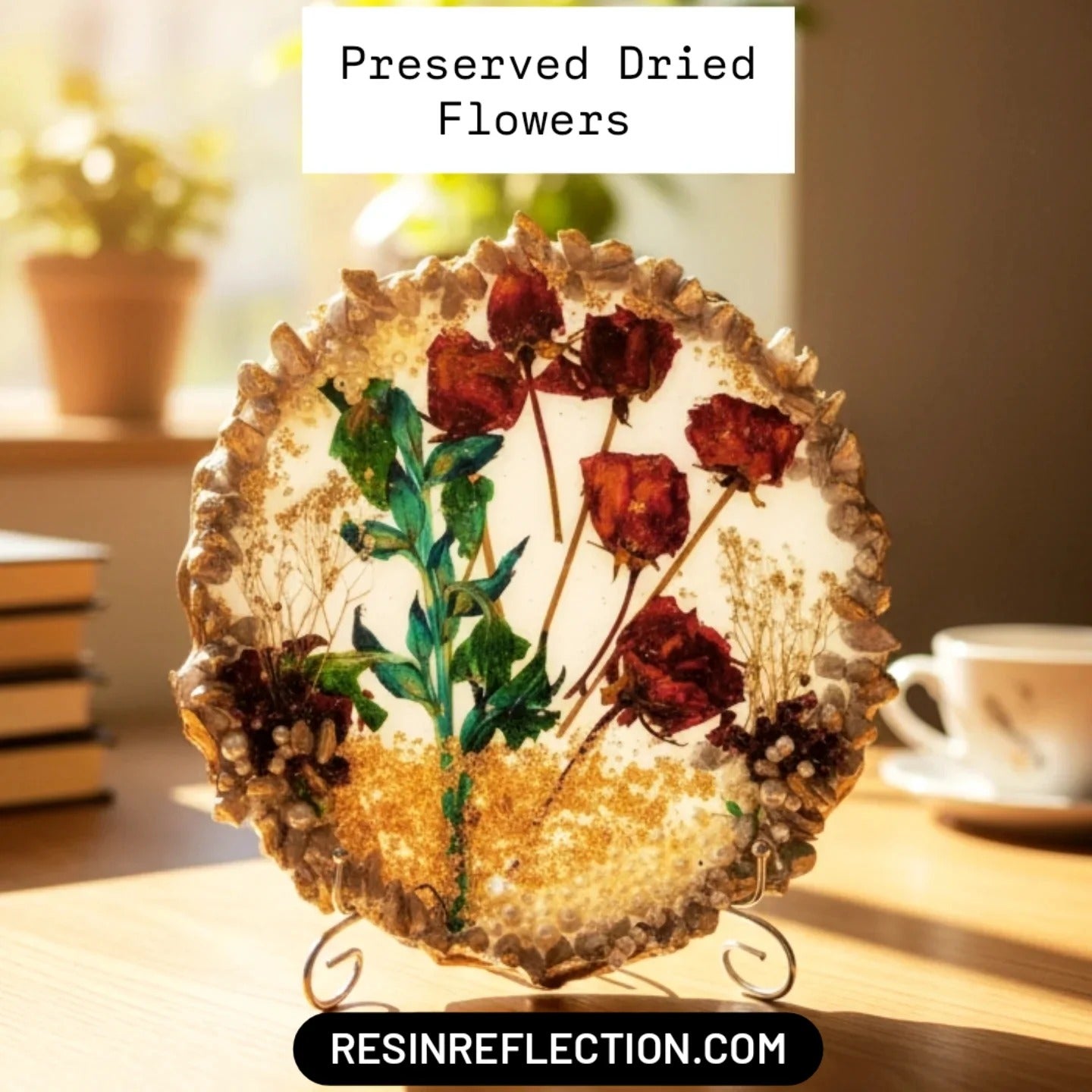 Resin Preserved Gajras/ Flowers 🌹 frame