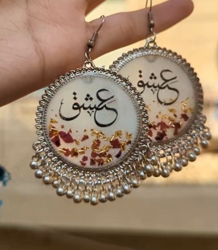 Resin Custom colors jhumkas