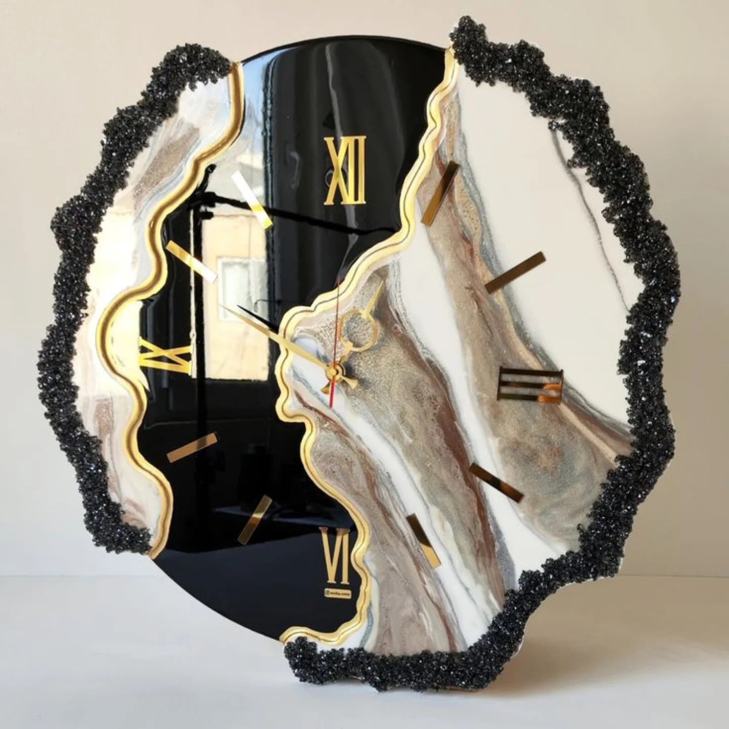 Resin luxury custom wall clock
