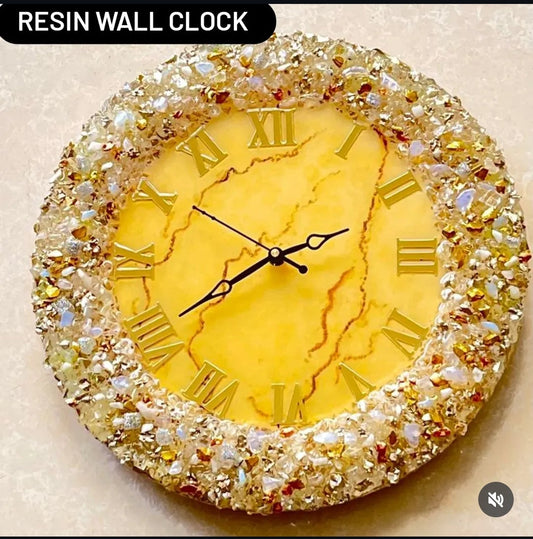 Resin Custom wall clock Custom colors