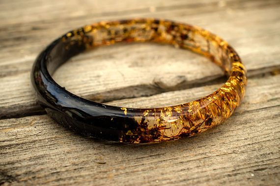Resin Bangles Thin/thick available in all colors💕✨real dried flowers preserved