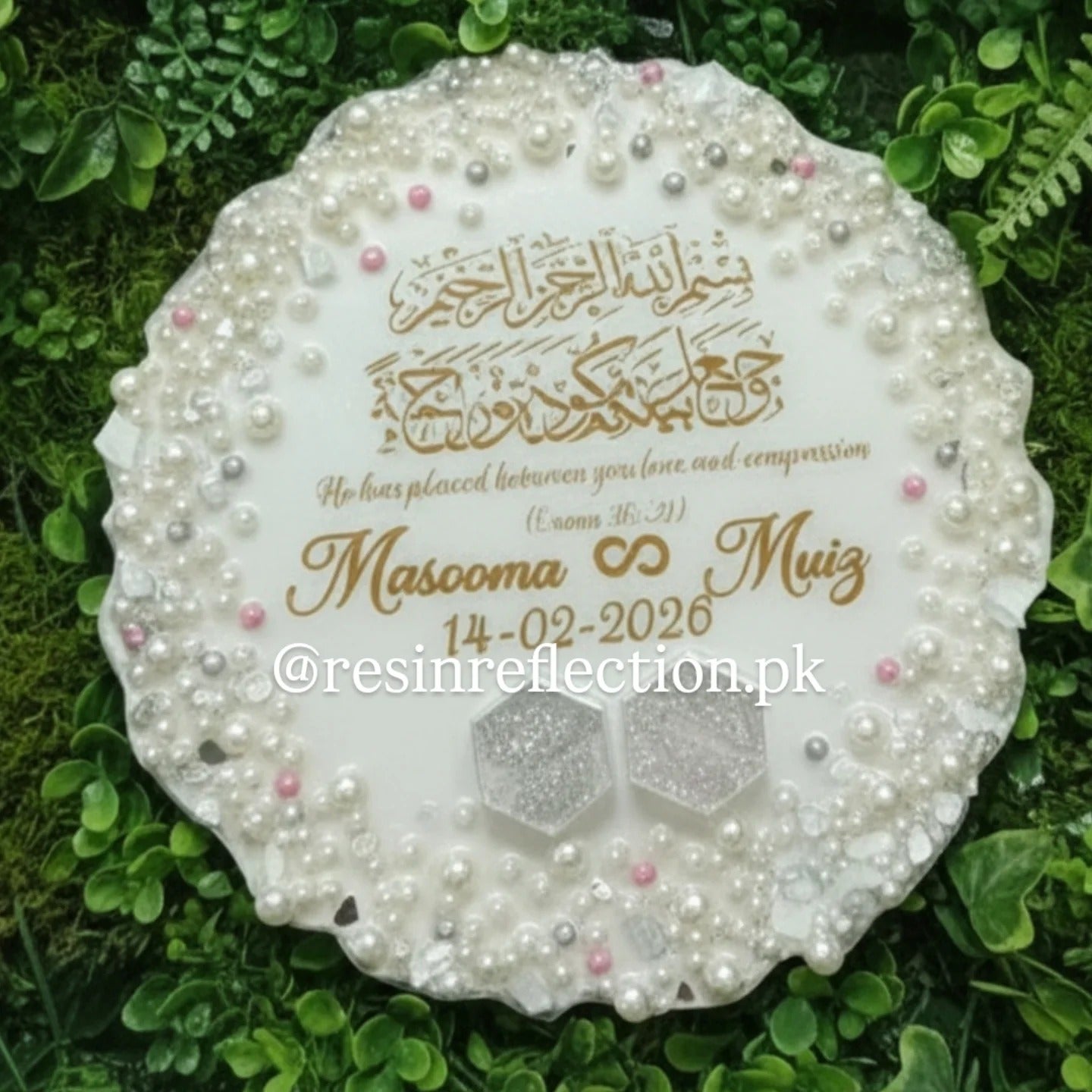 White Pearl enriched theme Engagement tray
