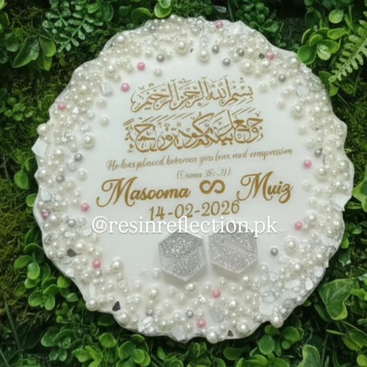 White Pearl enriched theme Engagement tray