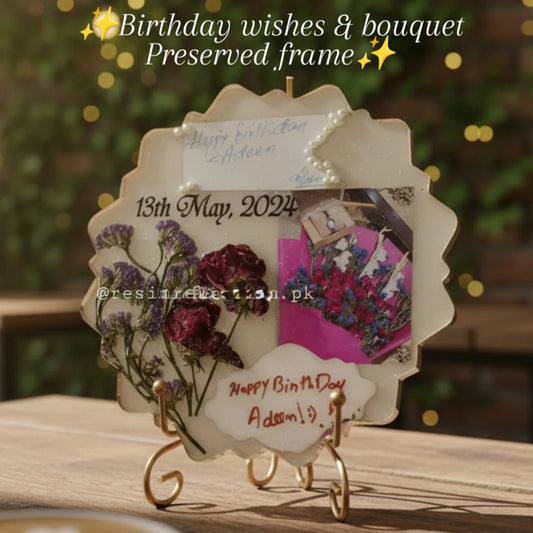✨❤️ 8 inch Preserved items frame Anniversary/birthday ❣️ frame Gifts 🎁